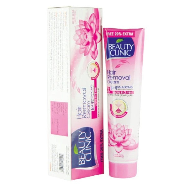BEAUTY CLINIC HAIR REMOVAL CREAM 120GM ROSE