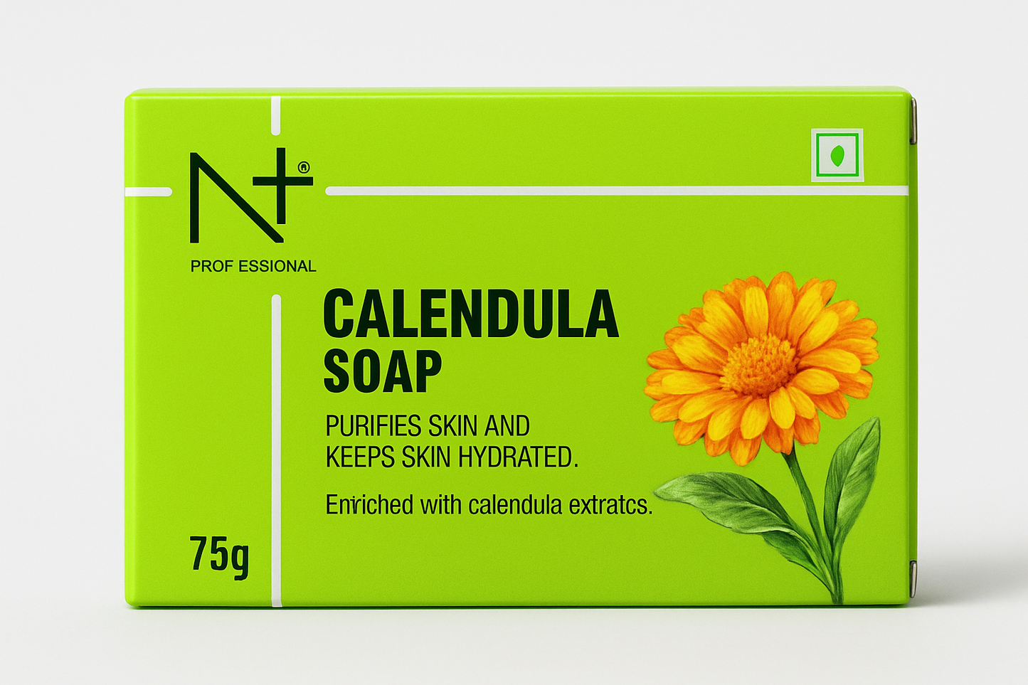 N+ Calendula Soap – Gentle Cleansing & Soothing Herbal Soap