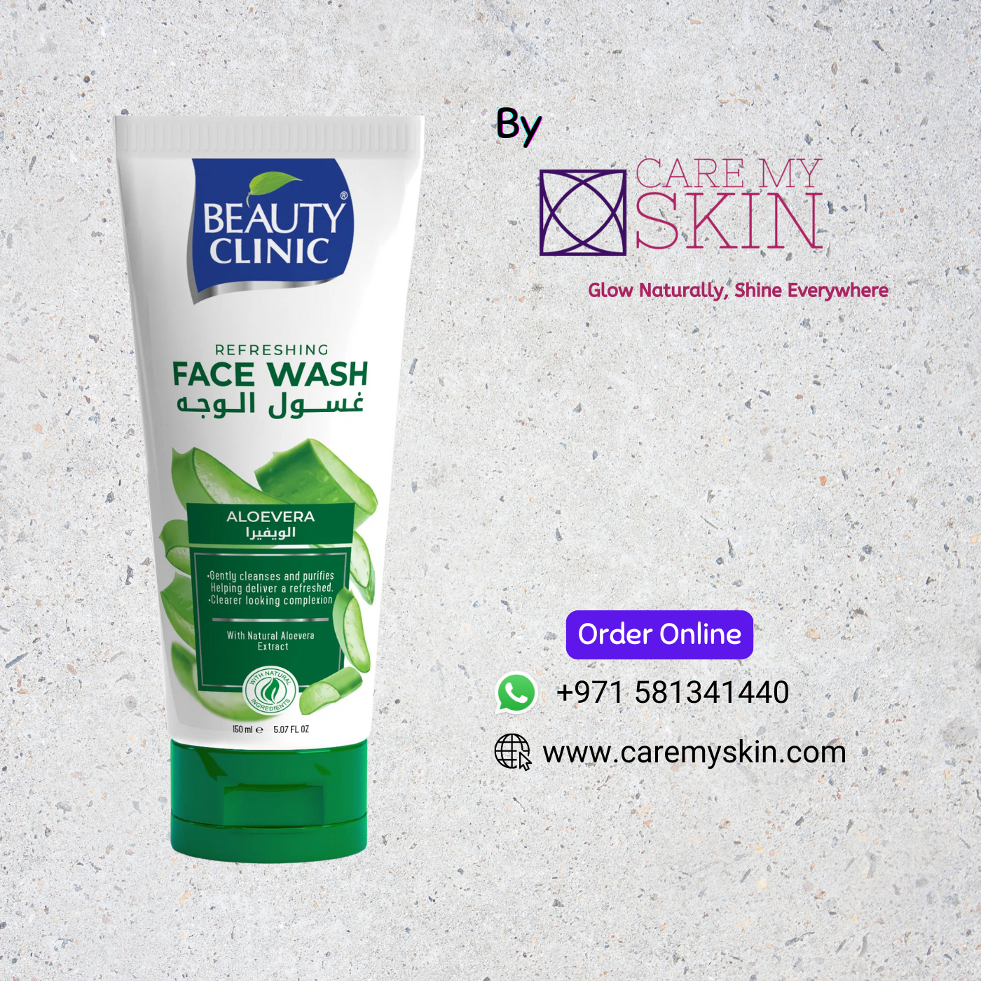 Face Wash – 150ml - Aloe Vera - Beauty Clinic