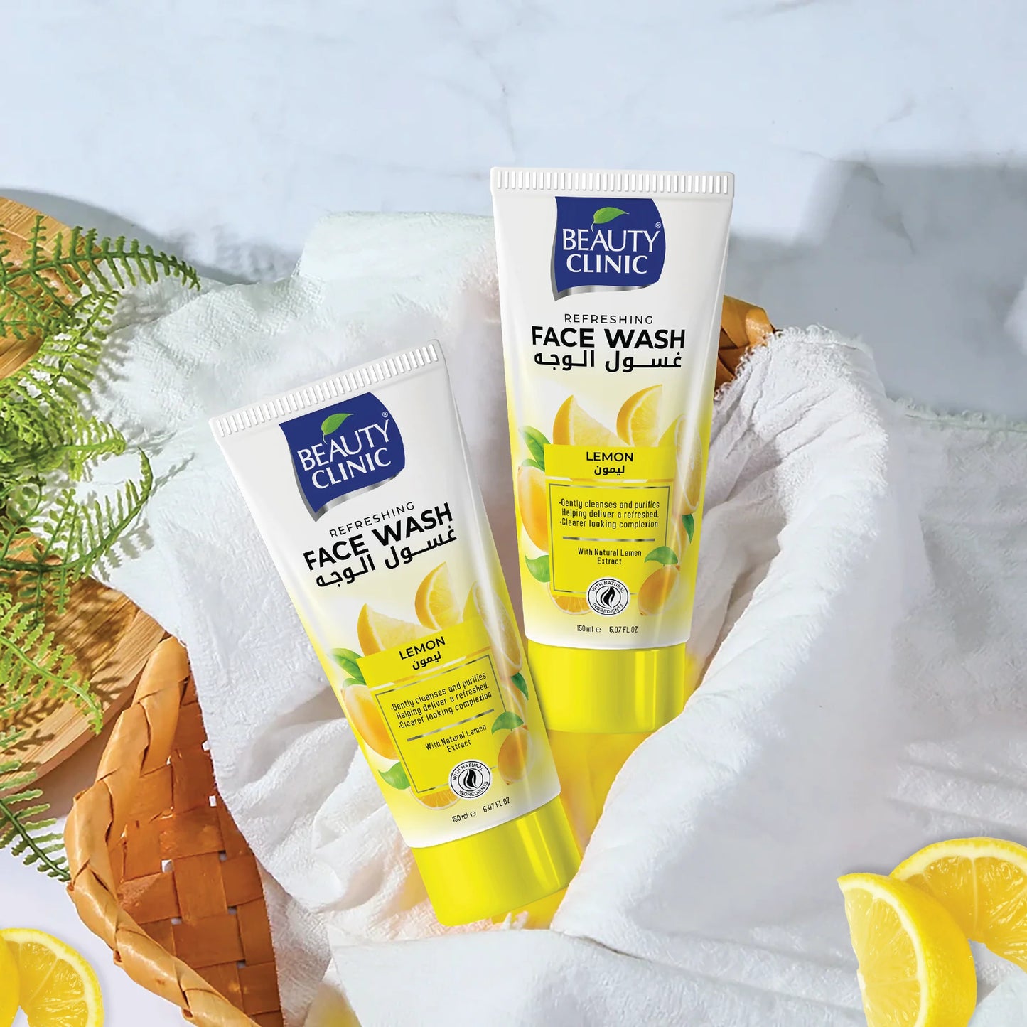 FACE WASH - 150ml - LEMON - Beauty Clinic