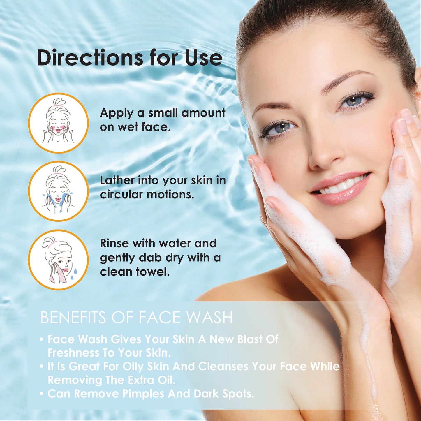 FACE WASH - 150ml - LEMON - Beauty Clinic