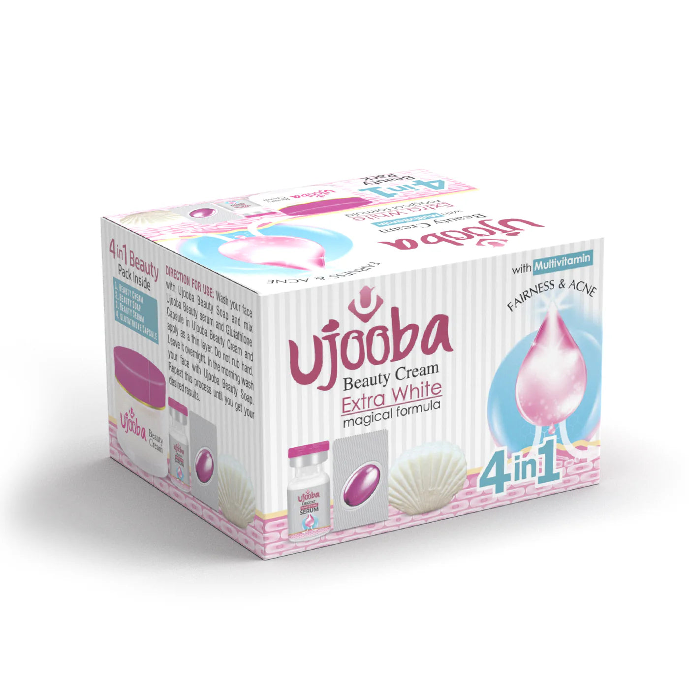 UJOOBA - 4 IN 1 - WHITENING CREAM COMBO