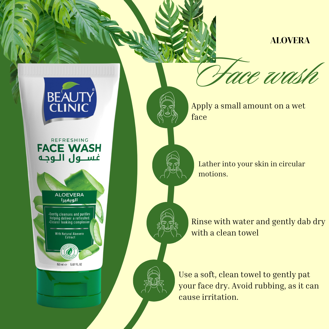 Face Wash – 150ml - Aloe Vera - Beauty Clinic